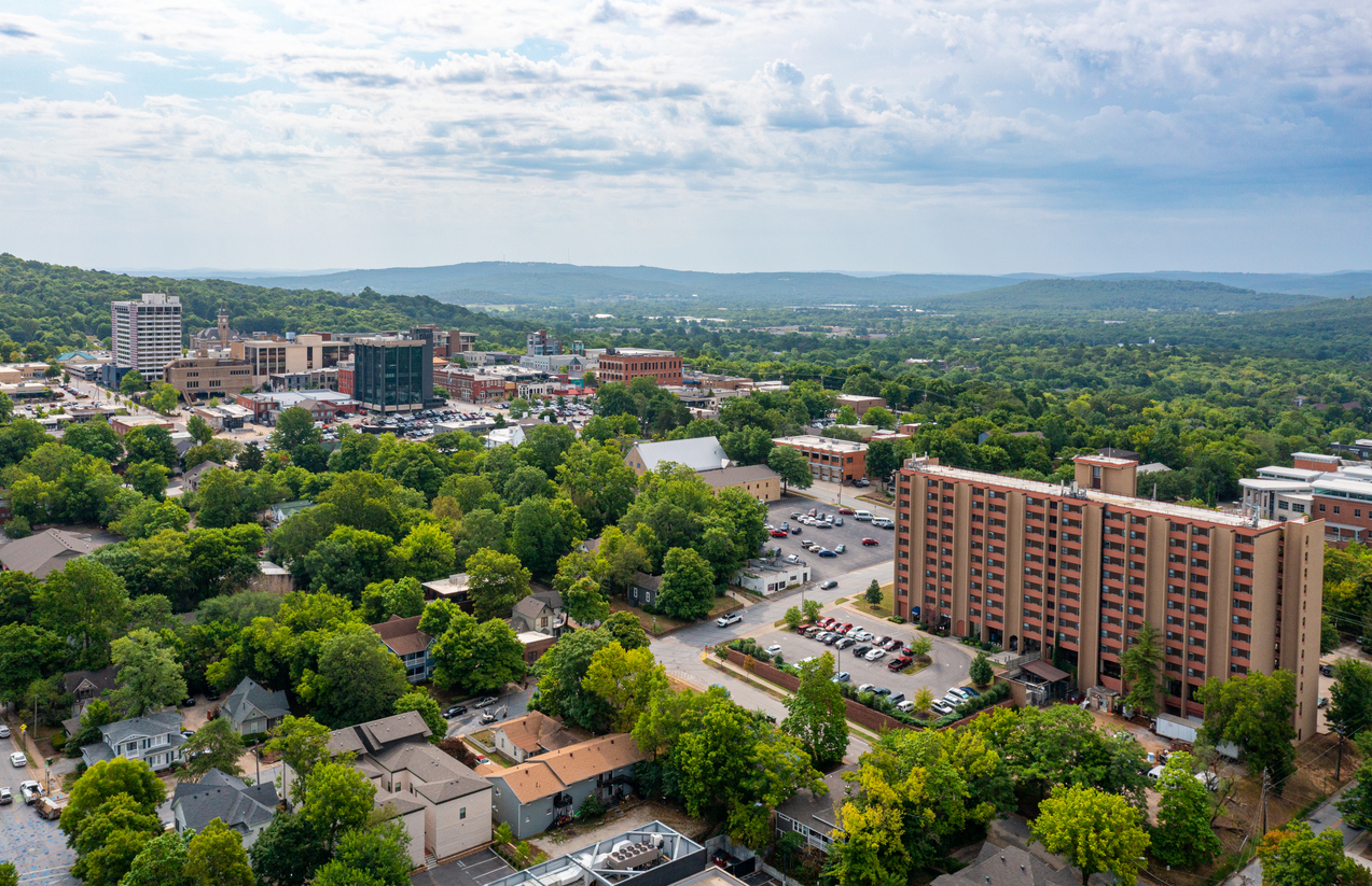 Panoramic Image of Fayetteville, AR